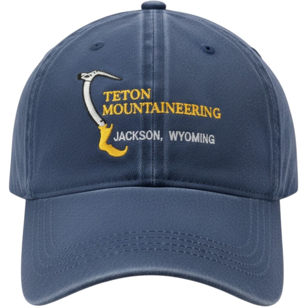 Alternative Apparel Cotton Hat OS Blue Teton Mountaineering Jackson Wyoming